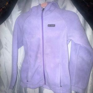 Columbia Purple Fleece Jacket Childs Youth L